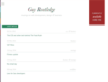 Tablet Screenshot of guyroutledge.co.uk